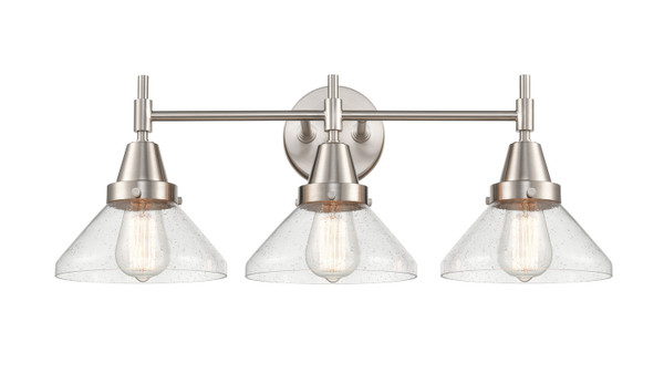 Innovations - 447-3W-SN-SDY-LED - LED Bath Vanity - Caden - Satin Nickel