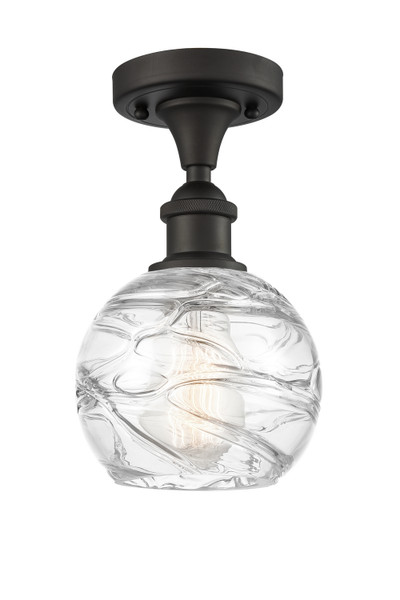manufacturer_finish:Oil Rubbed Bronze|manufacturer_glass:Clear Athens Deco Swirl|light_output:220.00lm|color_temperature:2200K|cri:99