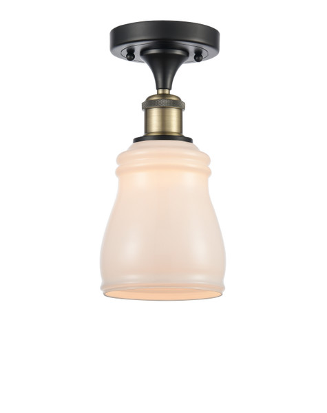 Innovations - 516-1C-BAB-G391-LED - LED Semi-Flush Mount - Ballston - Black Antique Brass