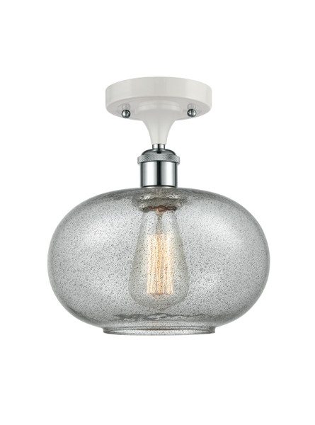 Innovations - 516-1C-WPC-G247 - One Light Semi-Flush Mount - Ballston - White Polished Chrome