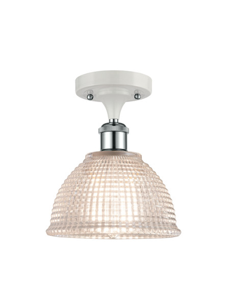 Innovations - 516-1C-WPC-G422-LED - LED Semi-Flush Mount - Ballston - White Polished Chrome