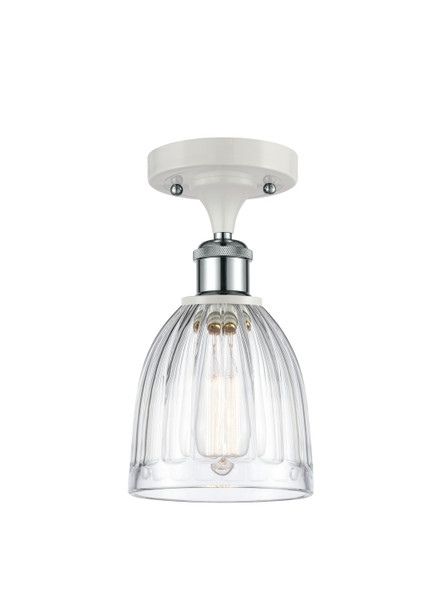 Innovations - 516-1C-WPC-G442-LED - LED Semi-Flush Mount - Ballston - White Polished Chrome