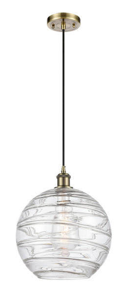 manufacturer_finish:Antique Brass|manufacturer_glass:Clear Athens Deco Swirl 12|light_output:220.00lm|color_temperature:2200K|cri:99