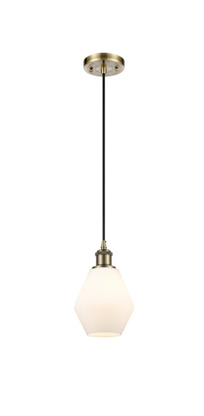 manufacturer_finish:Antique Brass|manufacturer_glass:Cased Matte White Cindyrella 6|light_output:220.00lm|color_temperature:2200K|cri:99