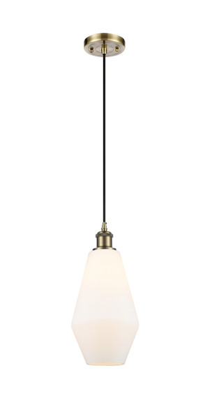 manufacturer_finish:Antique Brass|manufacturer_glass:Cased Matte White Cindyrella 7|light_output:220.00lm|color_temperature:2200K|cri:99