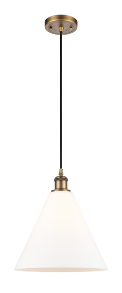 manufacturer_finish:Brushed Brass|manufacturer_glass:Matte White Cased Berkshire 12|light_output:220.00lm|color_temperature:2200K|cri:99