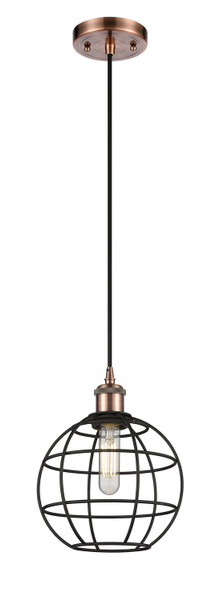 Innovations - 516-1P-AC-CE-8-BK - LED Pendant - Ballston - Antique Copper