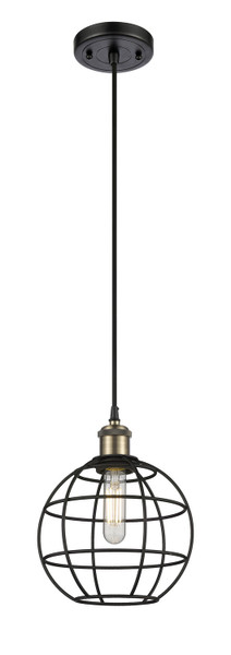 Innovations - 516-1P-BAB-CE-8-BK - LED Pendant - Ballston - Black Antique Brass