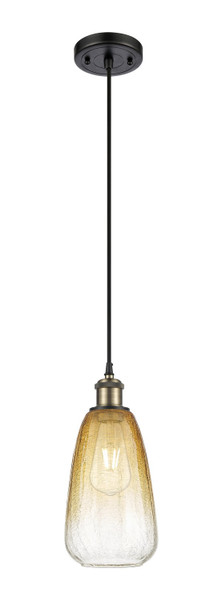 Innovations - 516-1P-BAB-G480-6AM - One Light Mini Pendant - Ballston - Black Antique Brass