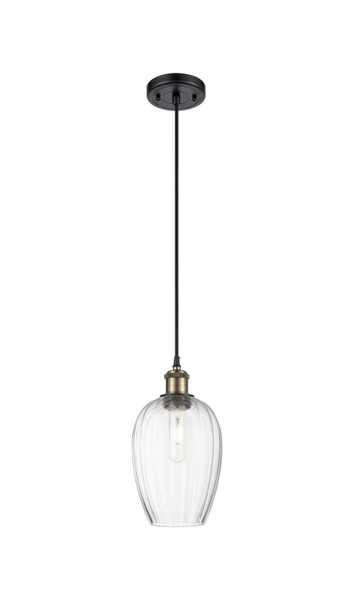 Innovations - 516-1P-BAB-G480-6OP - One Light Mini Pendant - Ballston - Black Antique Brass