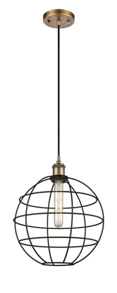 Innovations - 516-1P-BB-CE-12-BK - LED Pendant - Ballston - Brushed Brass