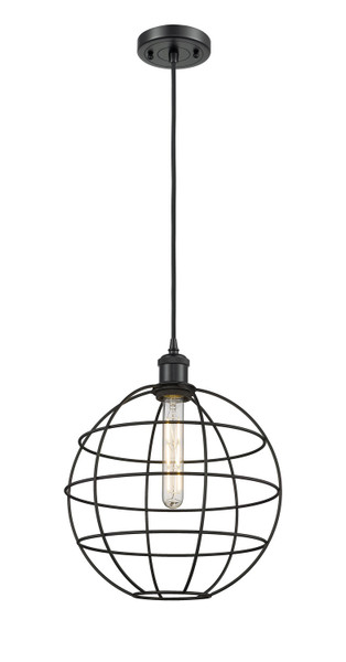 Innovations - 516-1P-BK-CE-12-BK - LED Pendant - Ballston - Matte Black
