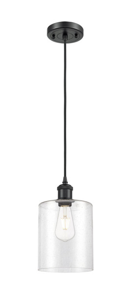 Innovations - 516-1P-BK-G4424-7 - One Light Mini Pendant - Ballston - Matte Black