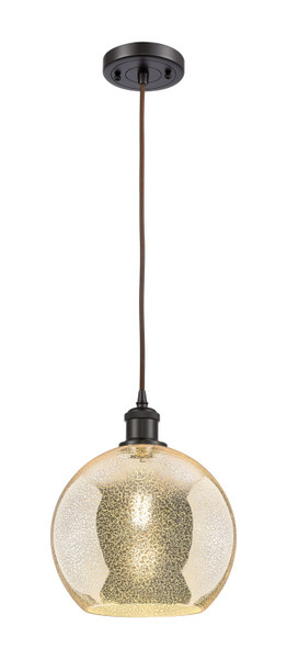 Innovations - 516-1P-OB-G128-10 - One Light Mini Pendant - Ballston - Oil Rubbed Bronze