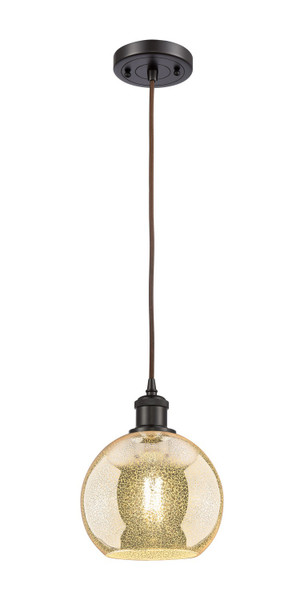 Innovations - 516-1P-OB-G128-8 - One Light Mini Pendant - Ballston - Oil Rubbed Bronze