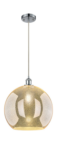 Innovations - 516-1P-PC-G128-14 - One Light Pendant - Ballston - Polished Chrome