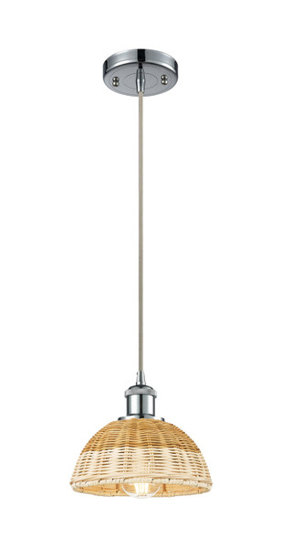 Innovations - 516-1P-PC-NBD2-75-NAT - One Light Mini Pendant - Ballston - Polished Chrome