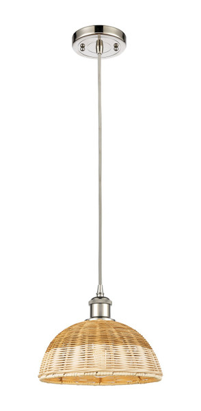 Innovations - 516-1P-PN-NBD2-9-NAT - One Light Mini Pendant - Ballston - Polished Nickel