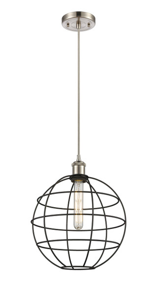 Innovations - 516-1P-SN-CE-12-BK - LED Pendant - Ballston - Satin Nickel