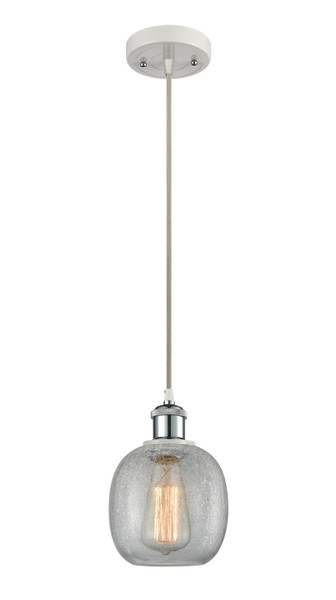 Innovations - 516-1P-WPC-G105-LED - LED Mini Pendant - Ballston - White Polished Chrome