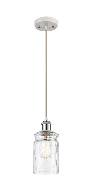Innovations - 516-1P-WPC-G352 - One Light Mini Pendant - Ballston - White Polished Chrome