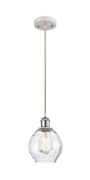 Innovations - 516-1P-WPC-G362-LED - LED Mini Pendant - Ballston - White Polished Chrome