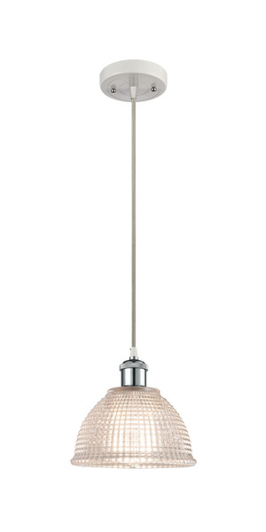 Innovations - 516-1P-WPC-G422 - One Light Mini Pendant - Ballston - White Polished Chrome