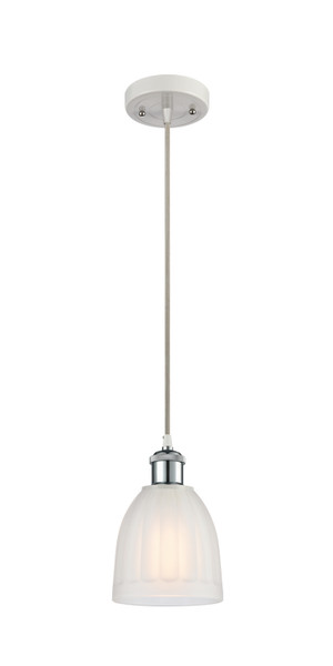 Innovations - 516-1P-WPC-G441 - One Light Mini Pendant - Ballston - White Polished Chrome
