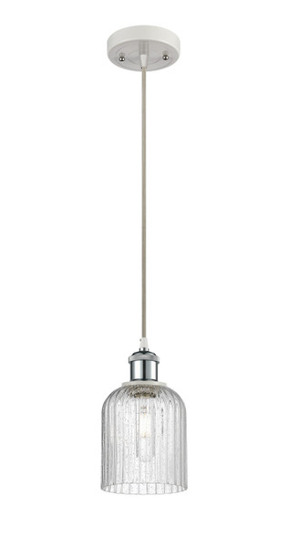 Innovations - 516-1P-WPC-G559-5SDY - One Light Mini Pendant - Ballston - White Polished Chrome