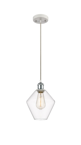 Innovations - 516-1P-WPC-G652-8 - One Light Mini Pendant - Ballston - White Polished Chrome