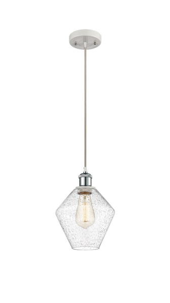Innovations - 516-1P-WPC-G654-8 - One Light Mini Pendant - Ballston - White Polished Chrome