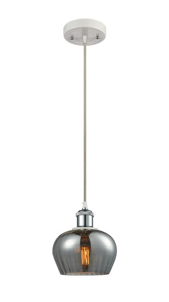 Innovations - 516-1P-WPC-G93-LED - LED Mini Pendant - Ballston - White Polished Chrome