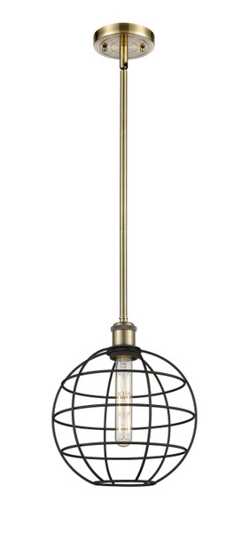 Innovations - 516-1S-AB-CE-10-BK - LED Pendant - Ballston - Antique Brass
