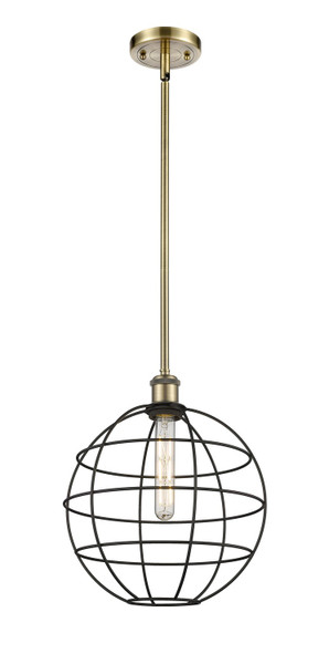 Innovations - 516-1S-AB-CE-12-BK - LED Pendant - Ballston - Antique Brass