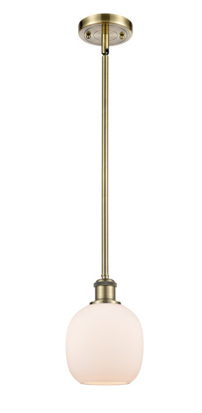 manufacturer_finish:Antique Brass|manufacturer_glass:Cased Matte White Belfast|light_output:220.00lm|color_temperature:2200K|cri:99