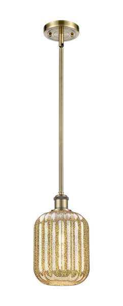 Innovations - 516-1S-AB-G460-7ME - One Light Mini Pendant - Ballston - Antique Brass