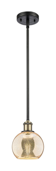 Innovations - 516-1S-BAB-G128-6 - One Light Mini Pendant - Ballston - Black Antique Brass