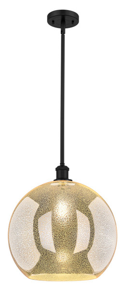 Innovations - 516-1S-BK-G128-14 - One Light Pendant - Ballston - Matte Black