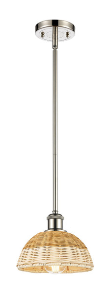 Innovations - 516-1S-PN-NBD2-75-NAT - One Light Mini Pendant - Ballston - Polished Nickel