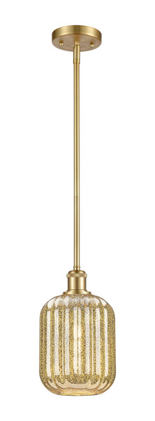 Innovations - 516-1S-SG-G460-7ME - One Light Mini Pendant - Ballston - Satin Gold