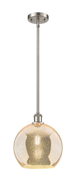 Innovations - 516-1S-SN-G128-10 - One Light Mini Pendant - Ballston - Brushed Satin Nickel