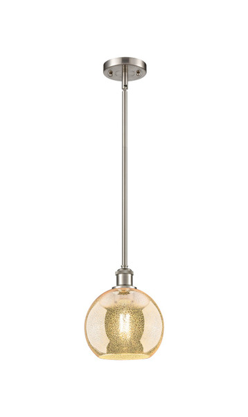 Innovations - 516-1S-SN-G128-8 - One Light Mini Pendant - Ballston - Brushed Satin Nickel