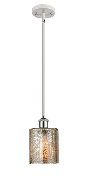 Innovations - 516-1S-WPC-G116 - One Light Mini Pendant - Ballston - White Polished Chrome