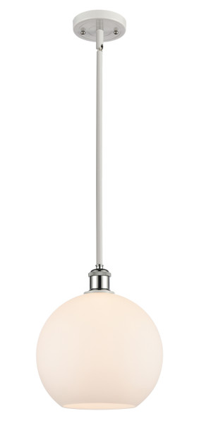 Innovations - 516-1S-WPC-G121-10 - One Light Mini Pendant - Ballston - White Polished Chrome