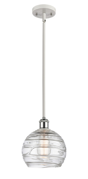 Innovations - 516-1S-WPC-G1213-8 - One Light Mini Pendant - Ballston - White Polished Chrome