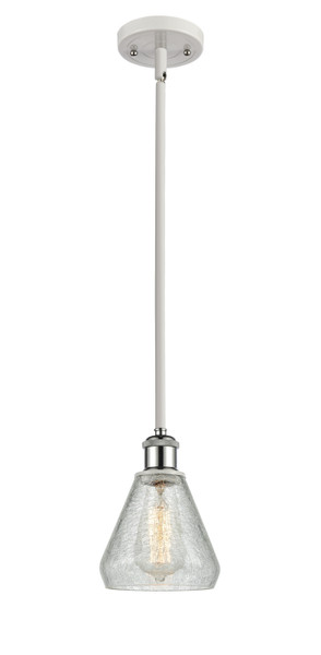 Innovations - 516-1S-WPC-G275 - One Light Mini Pendant - Ballston - White Polished Chrome