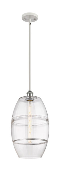 Innovations - 516-1S-WPC-G557-10CL - One Light Mini Pendant - Ballston - White Polished Chrome