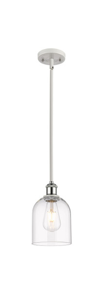 Innovations - 516-1S-WPC-G558-6CL - One Light Mini Pendant - Ballston - White Polished Chrome