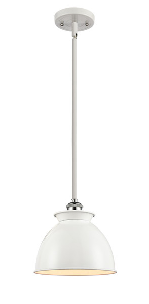 Innovations - 516-1S-WPC-M14-WPC-LED - LED Mini Pendant - Ballston - White and Polished Chrome