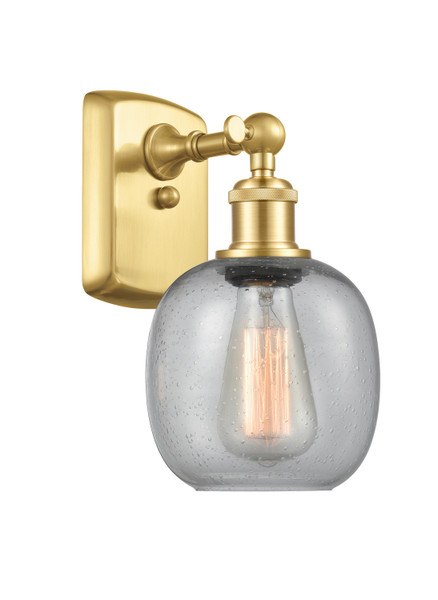 manufacturer_finish:Satin Gold|manufacturer_glass:Seedy Belfast|light_output:220.00lm|color_temperature:2200K|cri:99